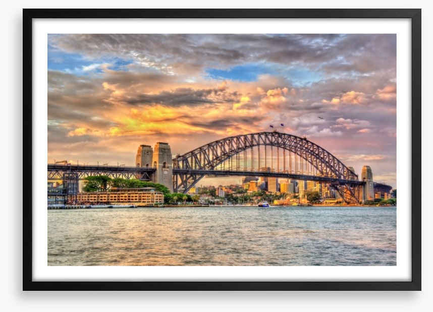 Sydney harbour sundown