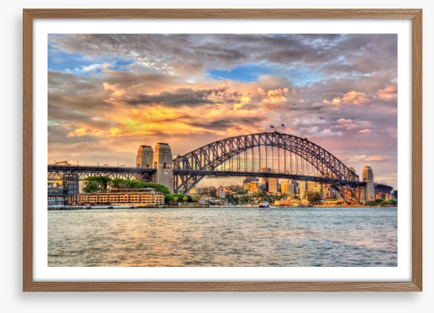 Sydney harbour sundown