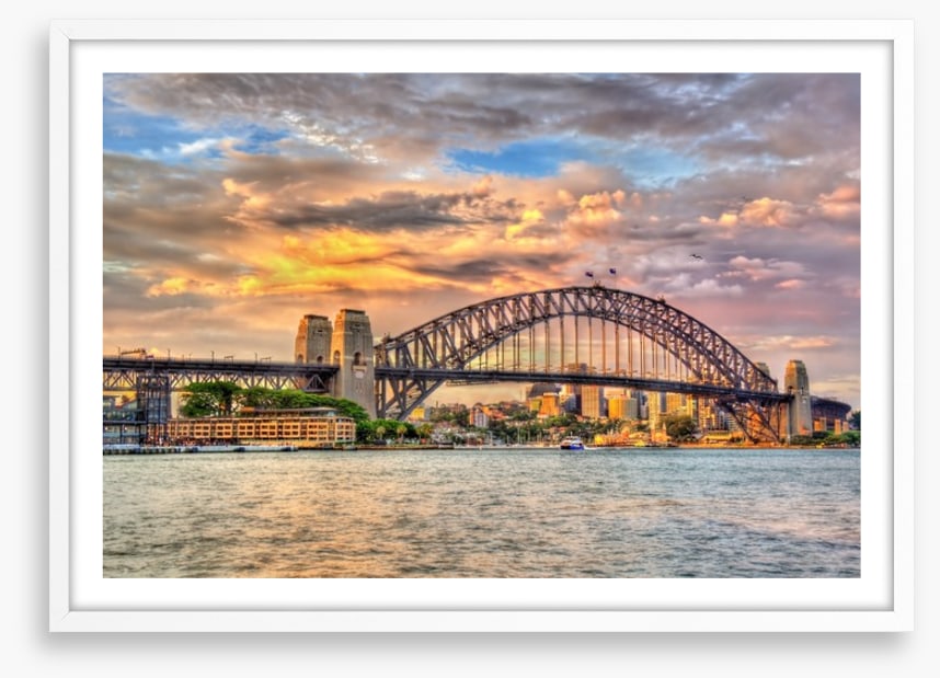 Sydney harbour sundown