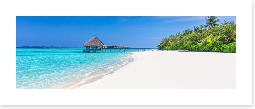 Paradise island panorama