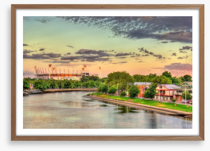 The Yarra River with MCG