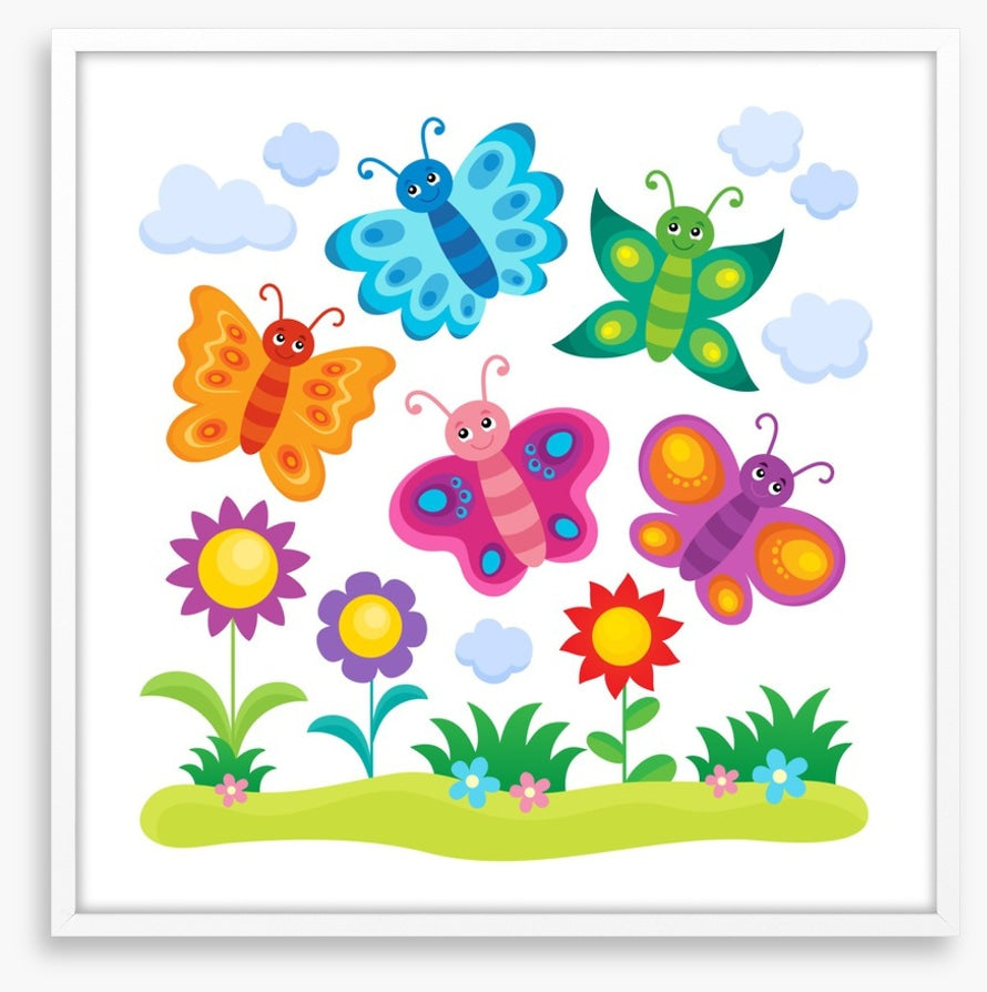 The butterfly garden