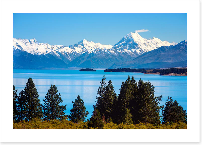 Peaks above Lake Pukaki