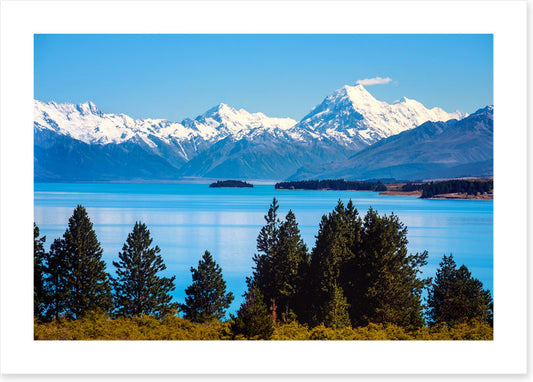 Peaks above Lake Pukaki