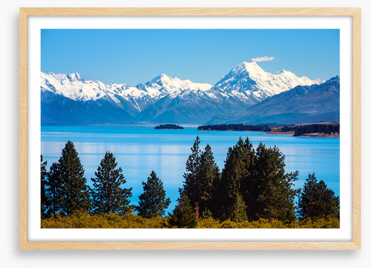 Peaks above Lake Pukaki