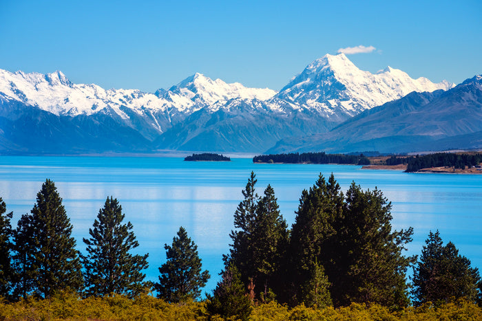 Peaks above Lake Pukaki