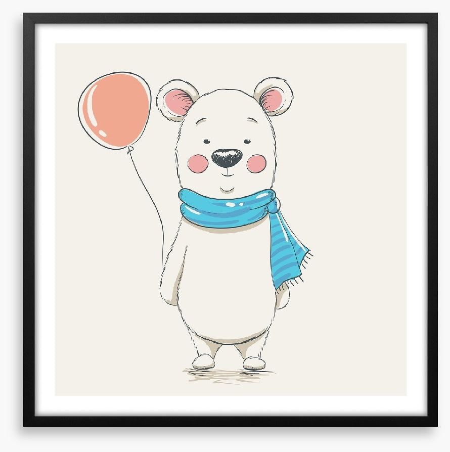Red balloon bear
