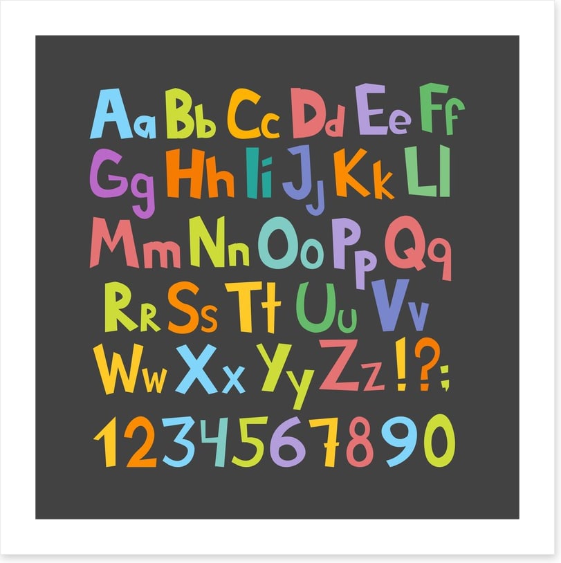 Alphabet and Numbers