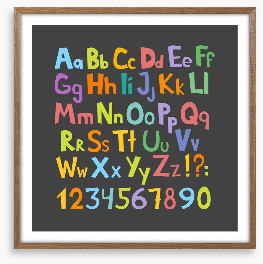 Alphabet and Numbers