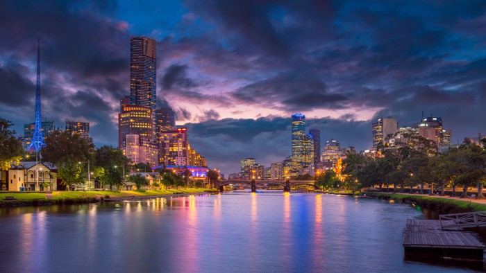 Evening on the Yarra