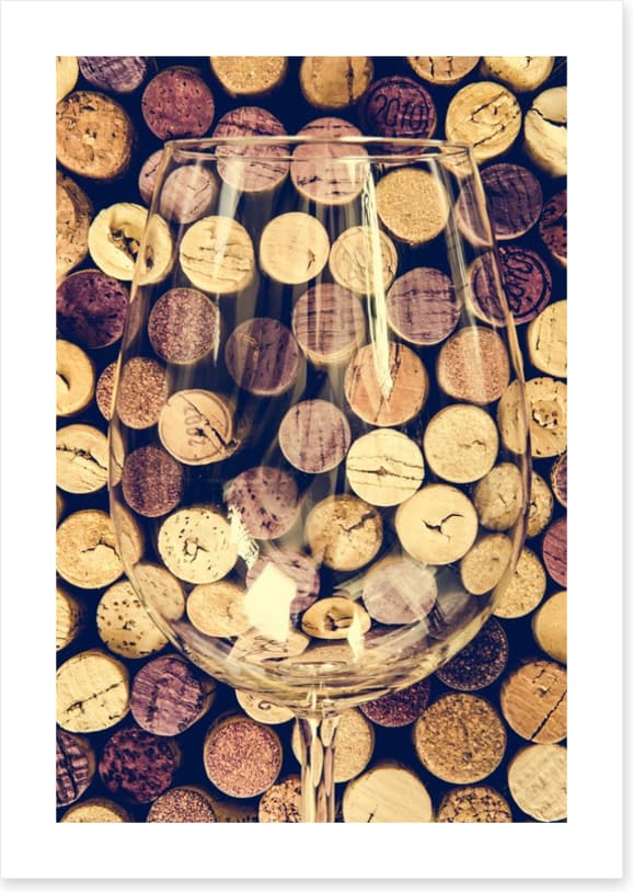 Through the wine glass