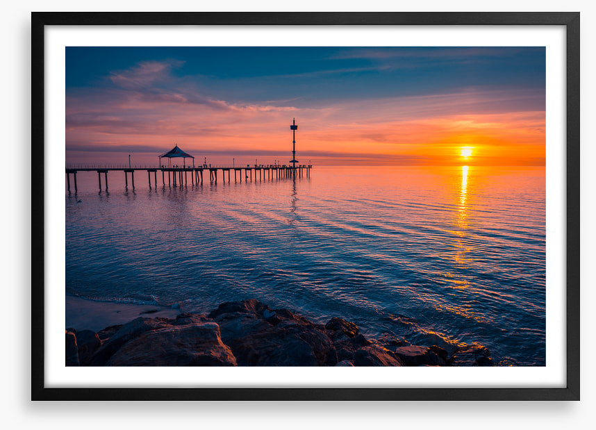 Brighton jetty sundown