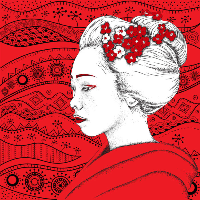 Maiko in red