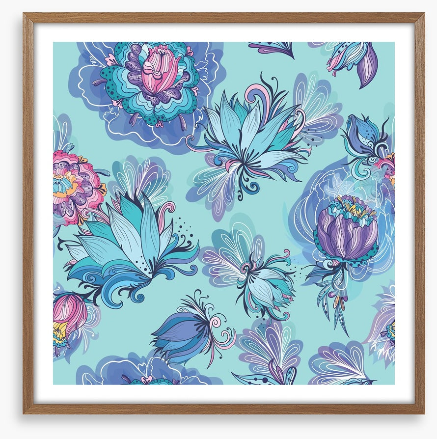 Turquoise bloom