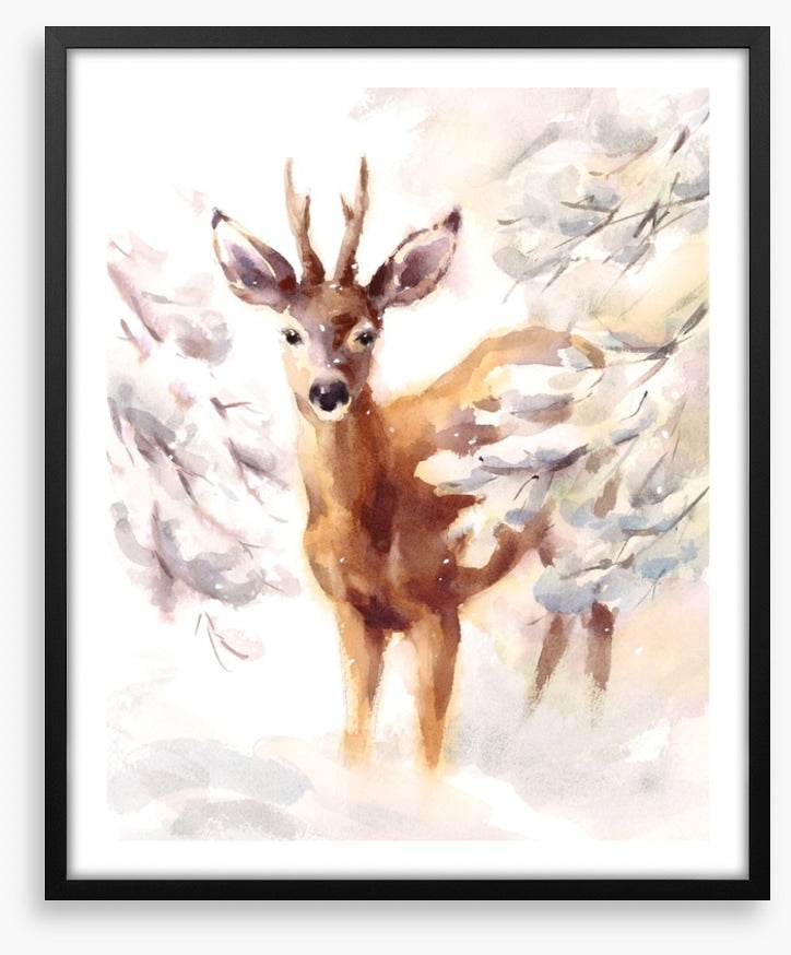 Snow flurry fawn