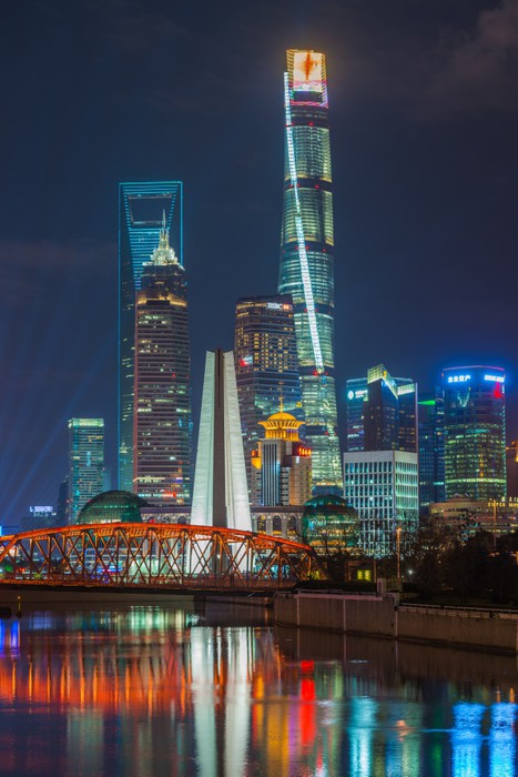 Shanghai Pudong shimmer