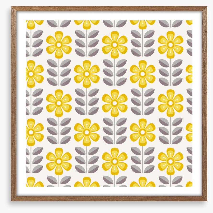 Sunny flower stems