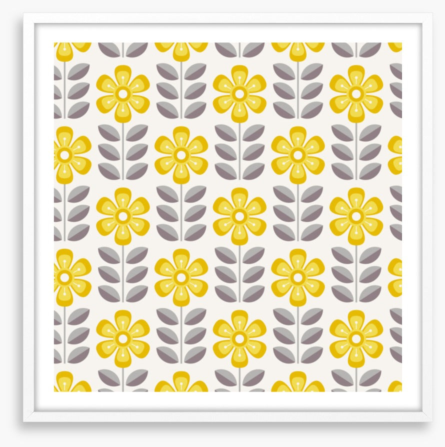 Sunny flower stems