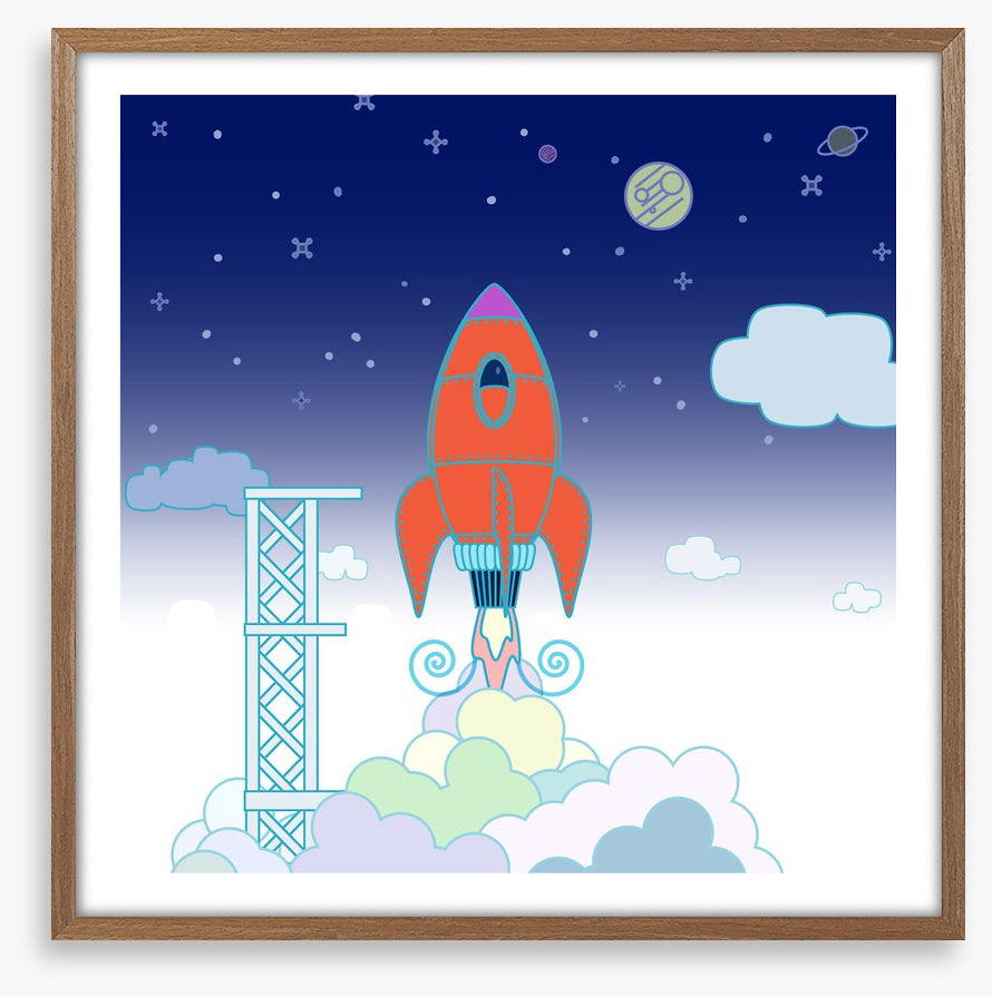 Blasting off