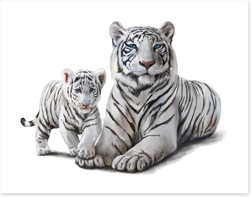 My cub and me