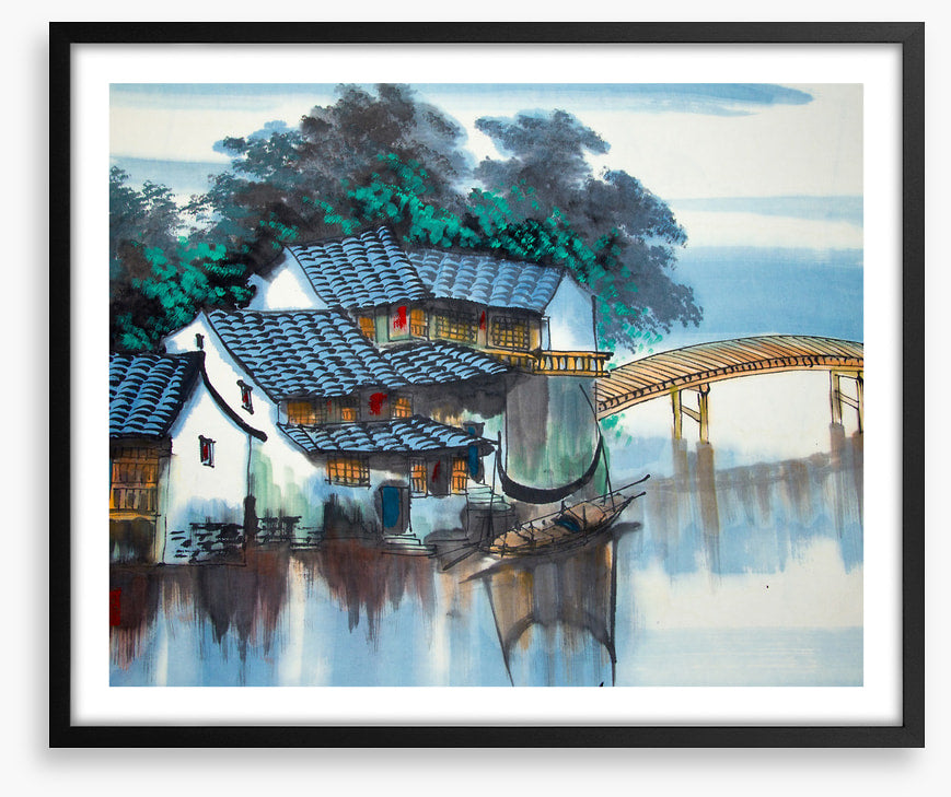 By boat or bridge