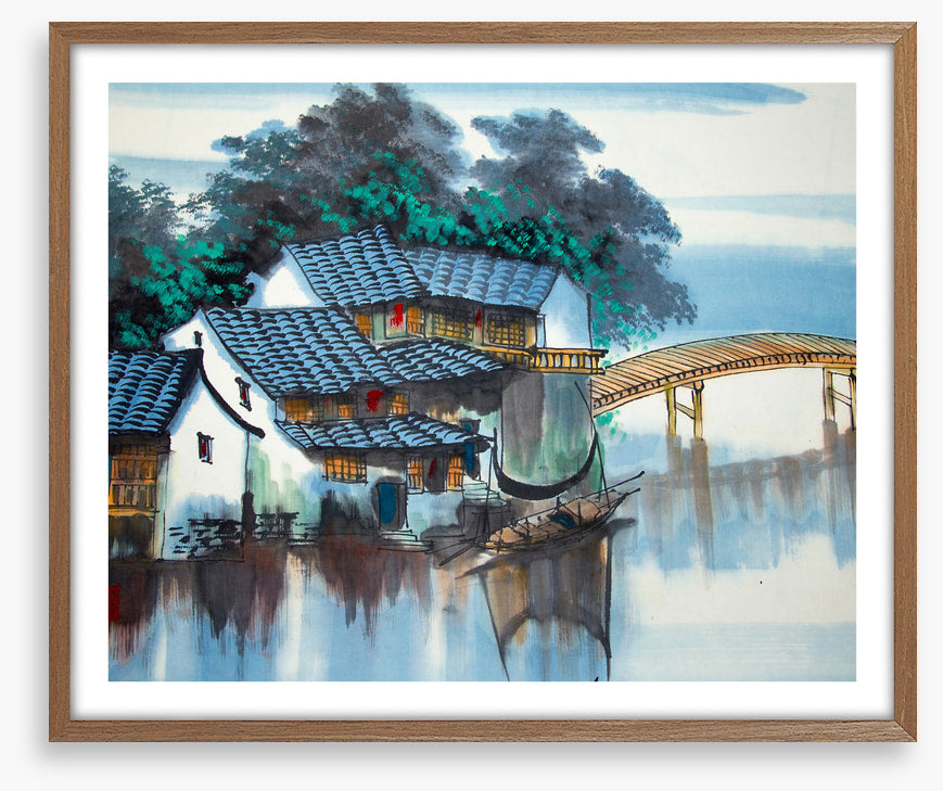 By boat or bridge
