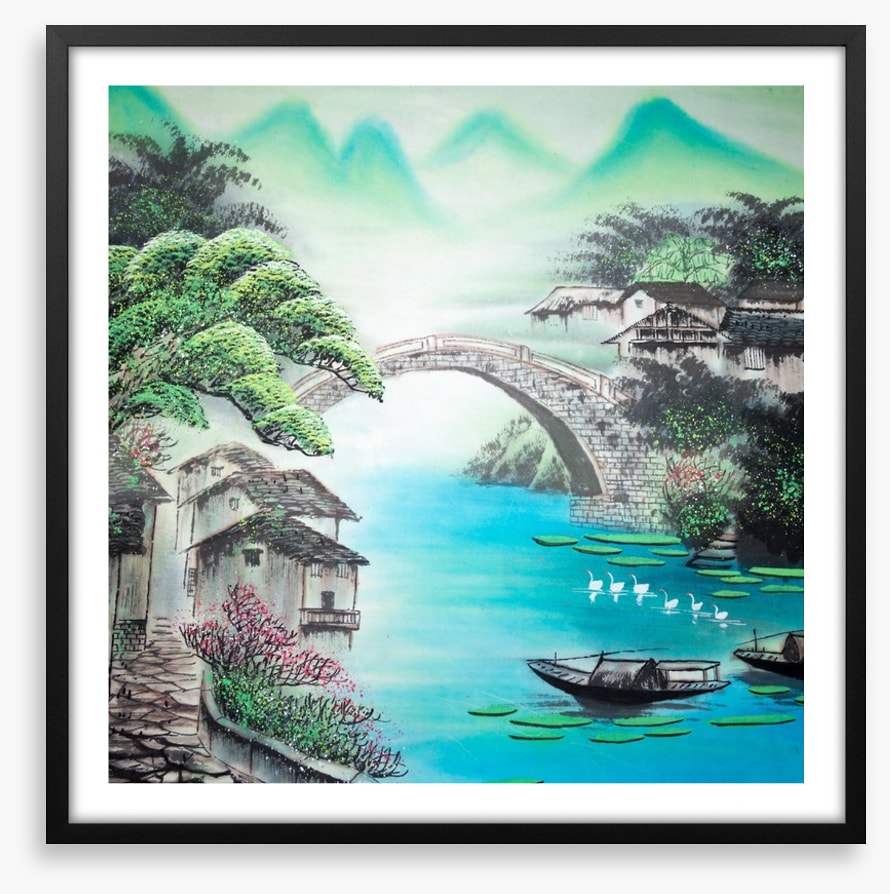 Blue river bridge