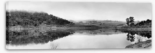 Morning quiet panorama