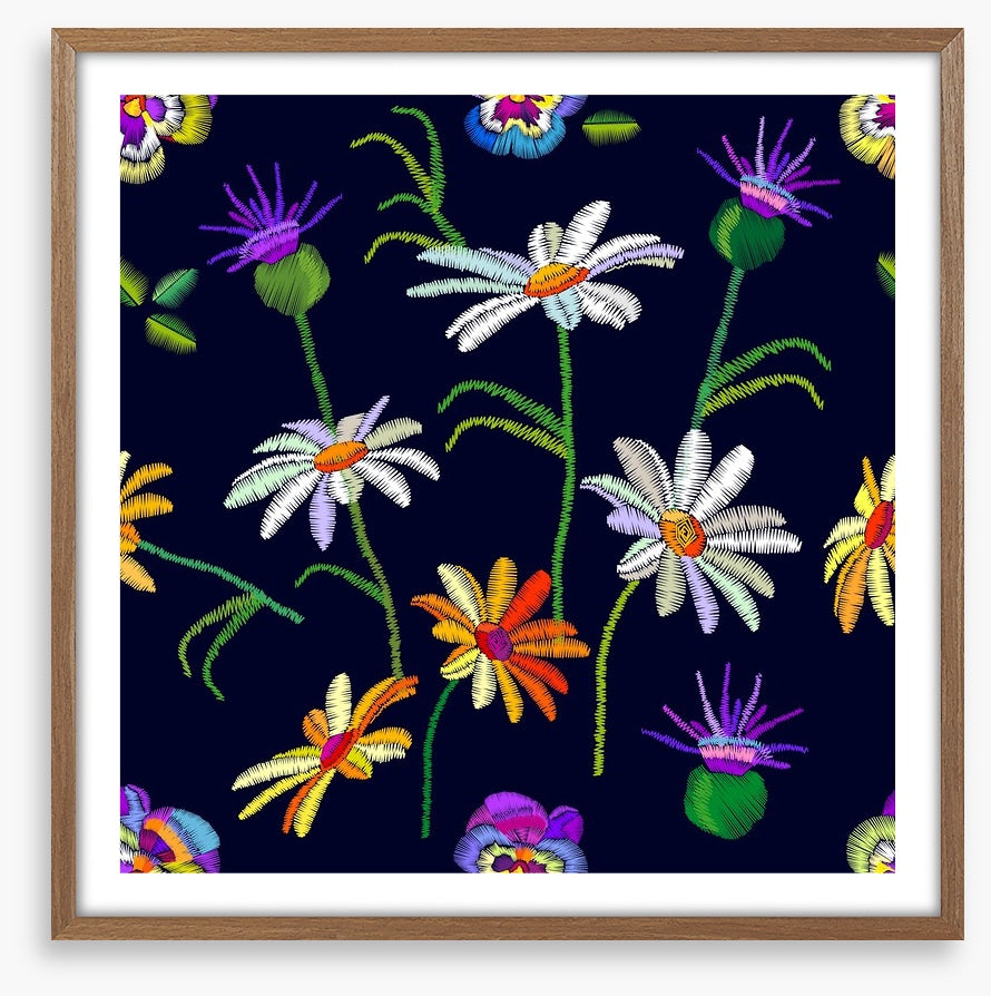 Pansy and chamomile
