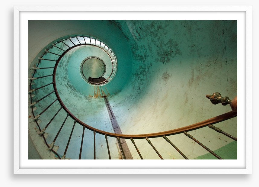 The lighthouse staircase