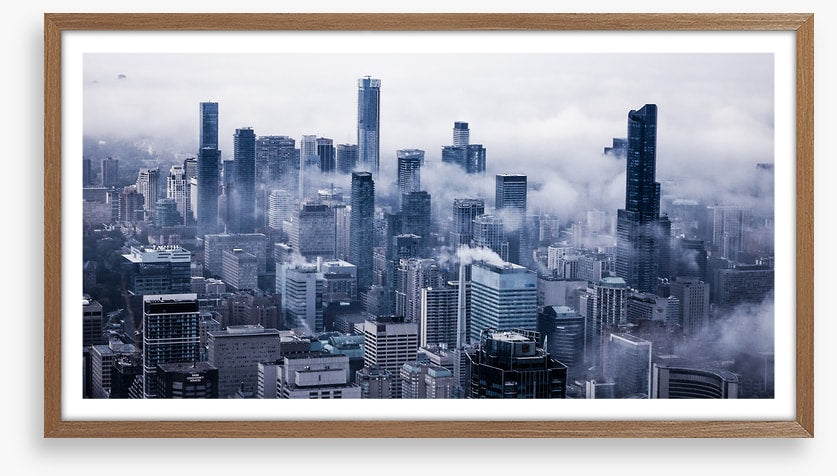 Toronto in the clouds