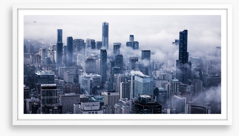 Toronto in the clouds