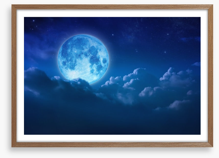 Moon glow cloudscape