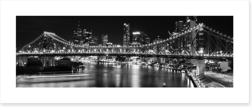 Story Bridge night panoramic