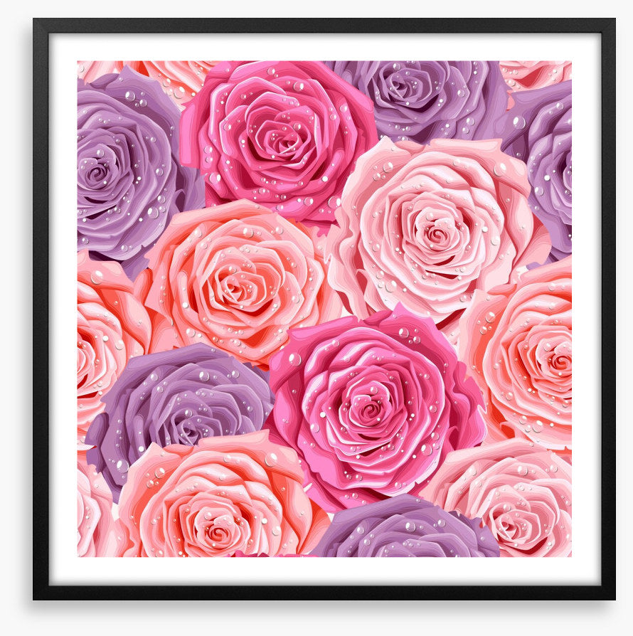 Rosy raindrops