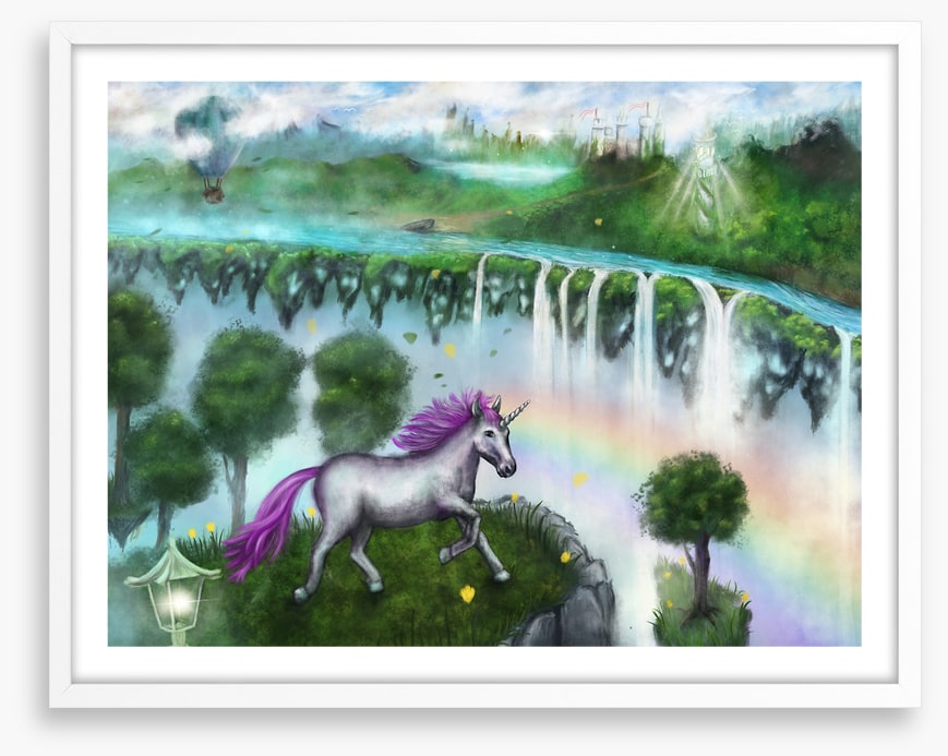 At the unicorn falls