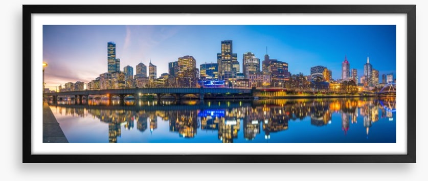 Melbourne twilight panorama