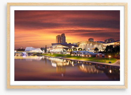 North Terrace sundown