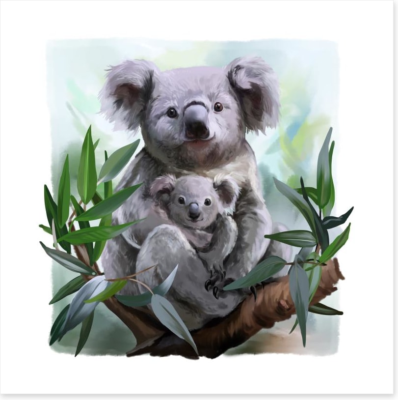 In the old gum tree