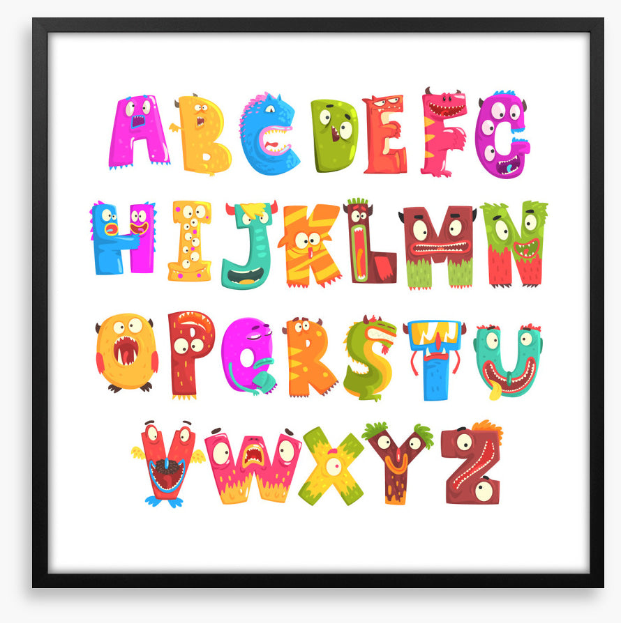 Silly monster ABC