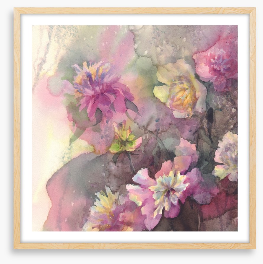 Peonies in the rain