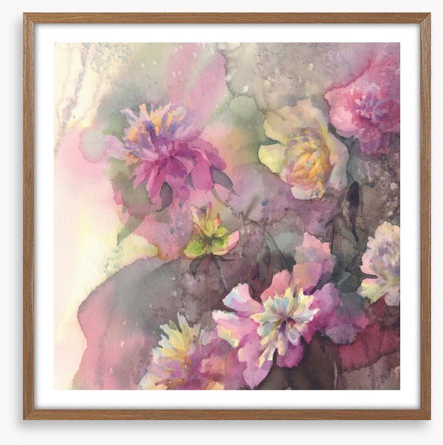 Peonies in the rain