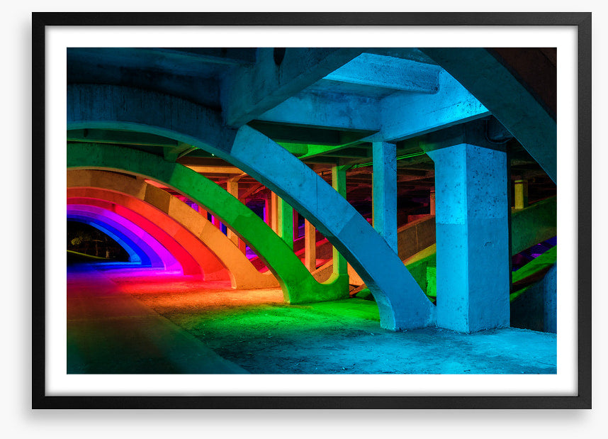 Underpass rainbow