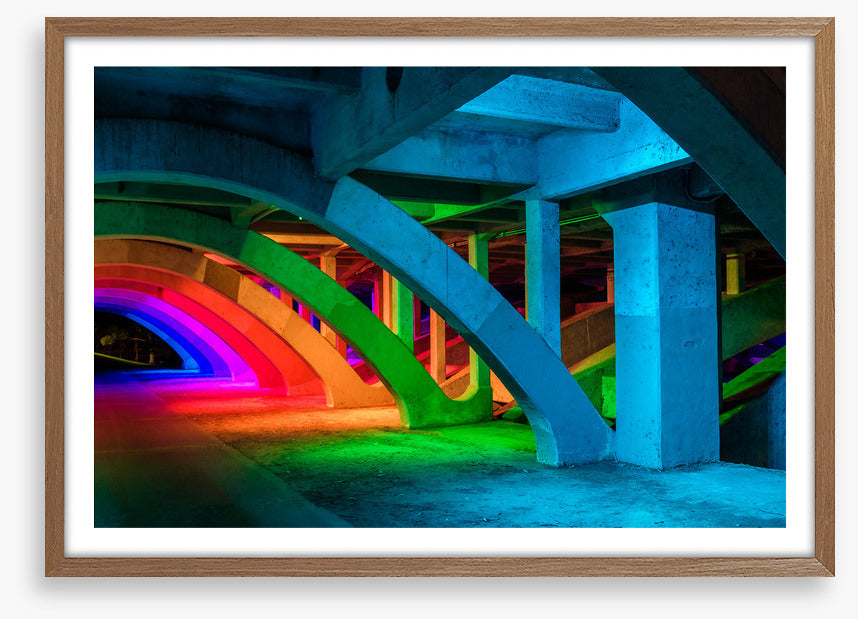 Underpass rainbow