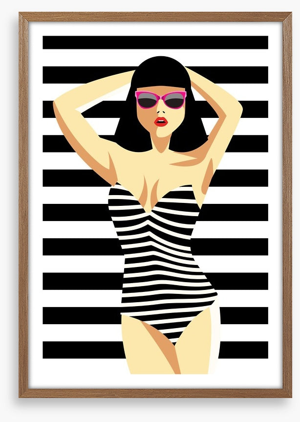 Swimsuit stripes