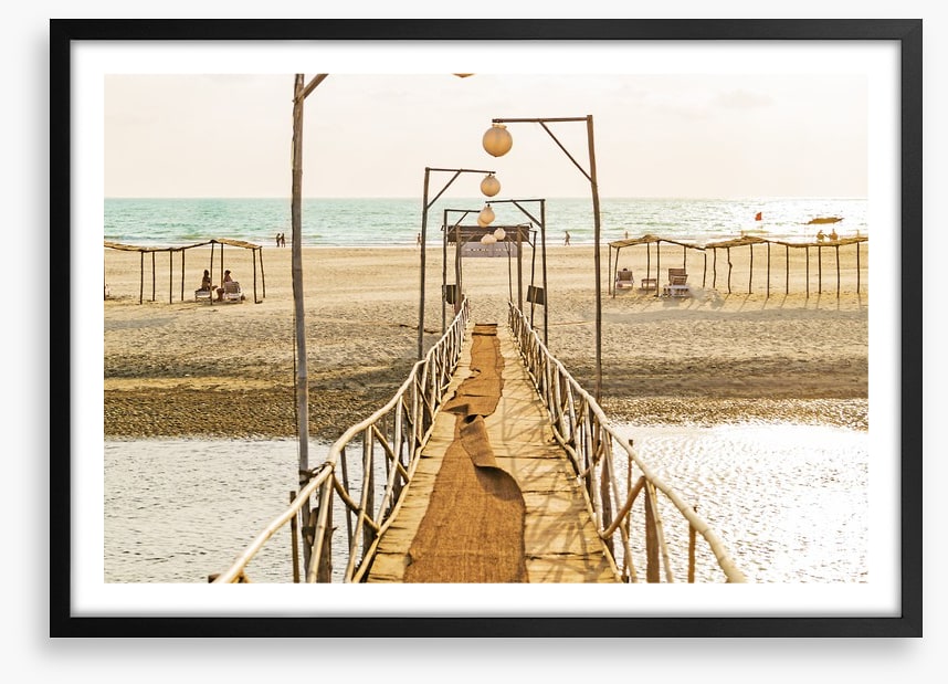 Bridge to the beach