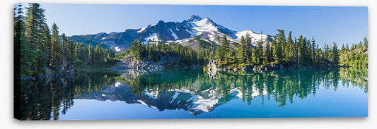 Mountain mirror panorama