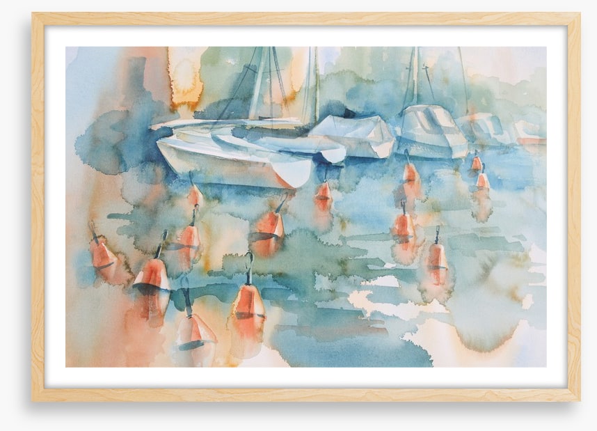 Boats and buoys
