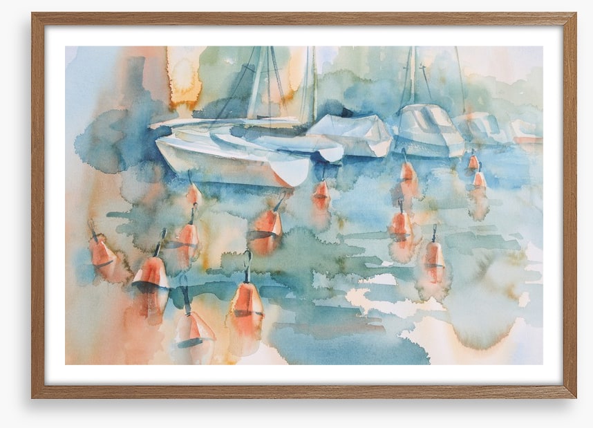 Boats and buoys