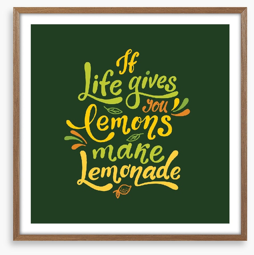Make lemonade